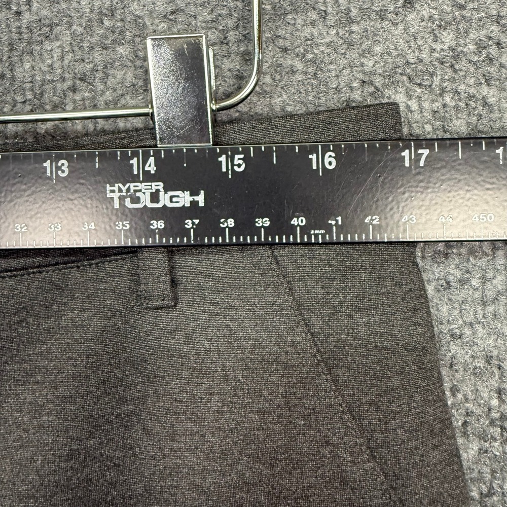Quince Pants Women Large Tall Grey Ultra Stretch Ponte Straight Leg Charcoal NWT - Picture 10 of 15